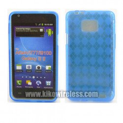 TPU Gel Case for Samsung Galaxy S2 / I777 (Blue)